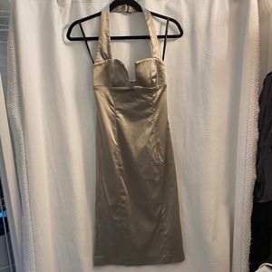 Halter Bebe Cocktail Dress